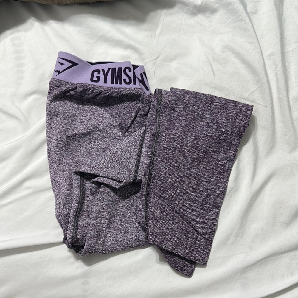 Gymshark Heathered Purple Leggings